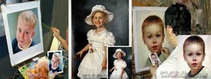 hand painted oil painting on canvas