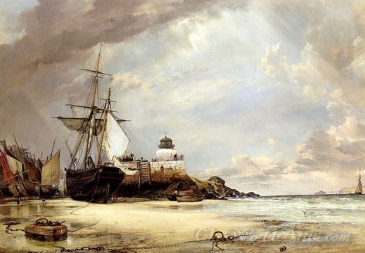 The Pier And Bay Of St Ives Cornwall