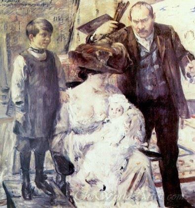 The Artist And His Family Family Portrait