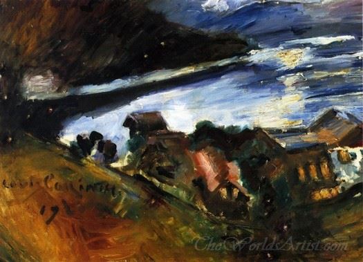 The Walchensee In The Moonlight