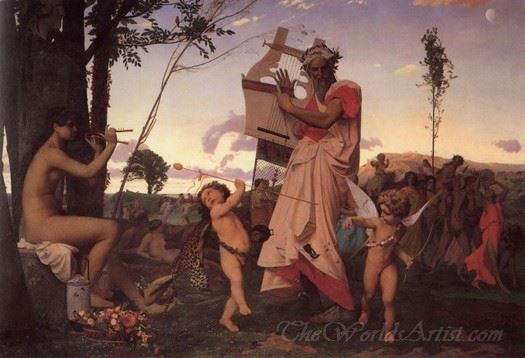 Anacron Bacchus And Cupid