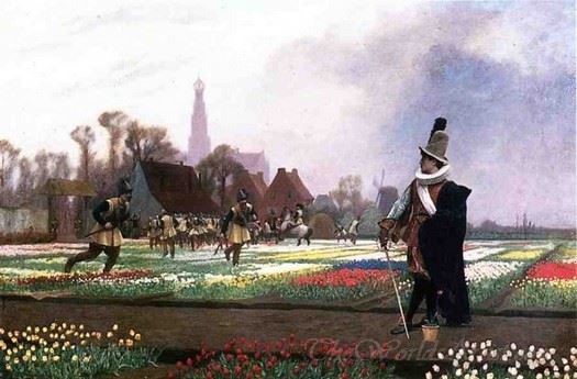 Duel Among The Tulips