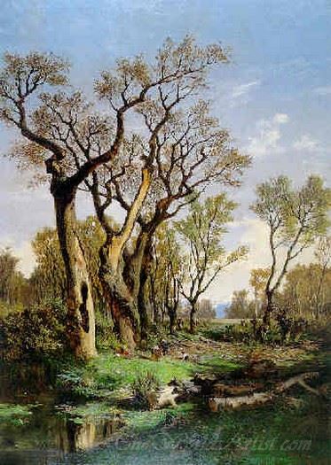 Bosque Con Lenadores (Forest With Loggers)
