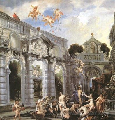 Nymphs At The Fountain Of Love