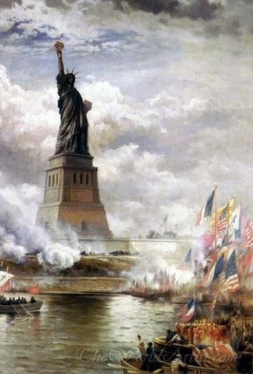 Unveiling The Statue Of Liberty Enlightening The World 1886