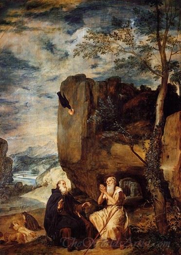St Anthony Abbot And St Paul The Hermit