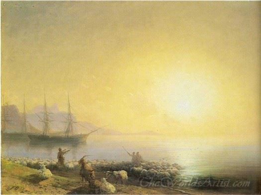 Bathing Of A Sheeps